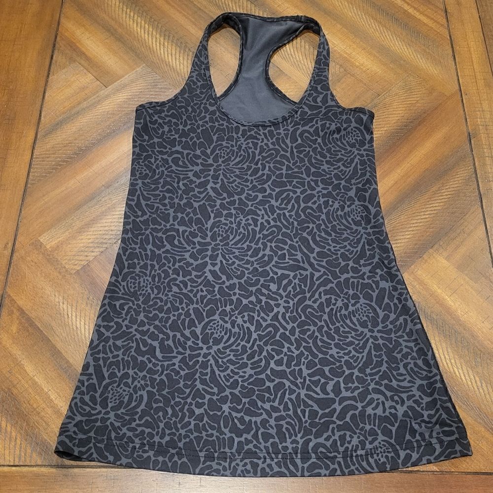 Lululemon Black and Grey Racerback Top